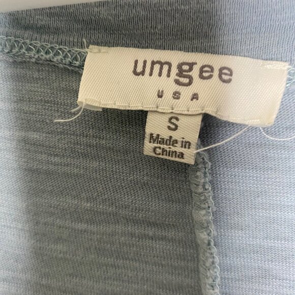 Umgee Womens Cotton Tunic Dress S Short Sleeve Knee Length Lagenlook - Picture 2 of 8